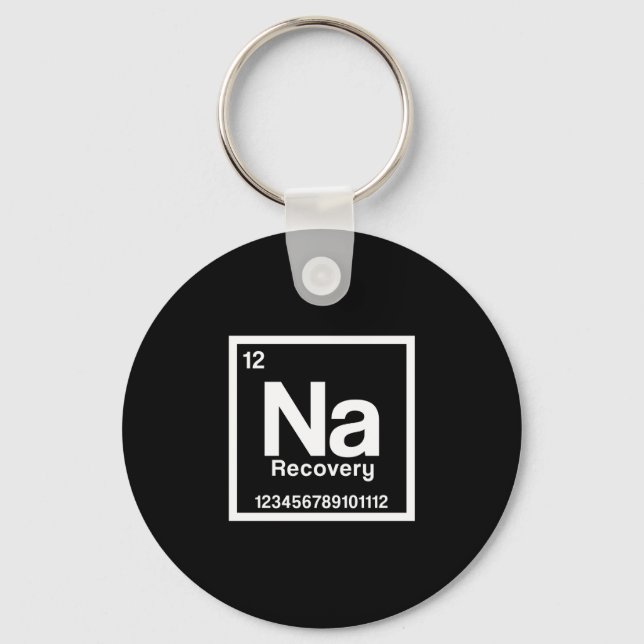 Mens na element narcotics anonymous recovery sober schlüsselanhänger (Vorderseite)