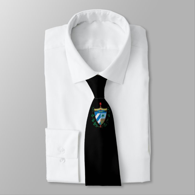 Men's Neck Tie Cuban Crest Neck Tie Krawatte (Gebunden)
