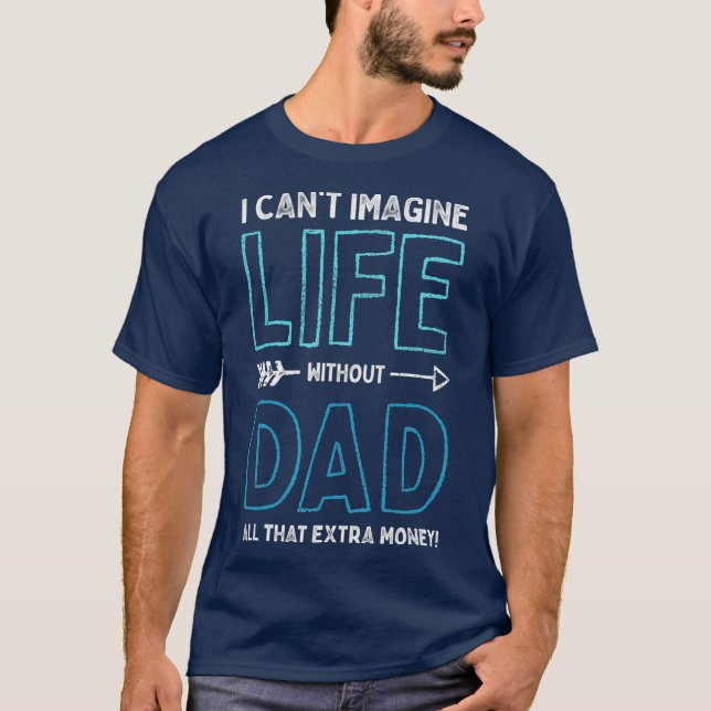 Mens neuer erster Vater, um Future Daddy zu sein T-Shirt (Vorderseite)