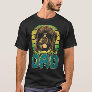 Mens Newfie Dog Neufundland Vater 3 T-Shirt