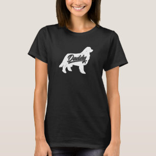 Mens Newfundland Daddy Dog Owner Papa Vathers of T-Shirt