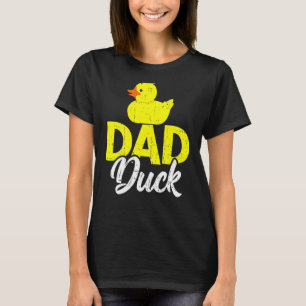 Mens Niedlich Duckling Duckies Vater Duck Vatertag T-Shirt