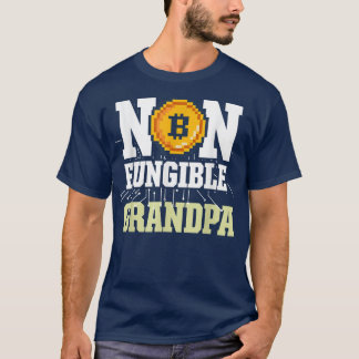 Mens Non Fungible Opa NFT Fan NFT Investor Cry T-Shirt