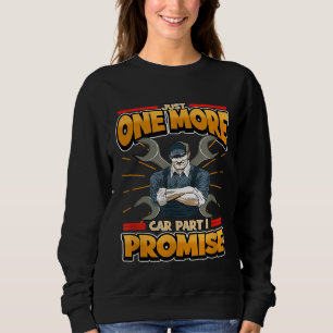Mens nur ein Auto Teil I Versprechen Automobil E Sweatshirt