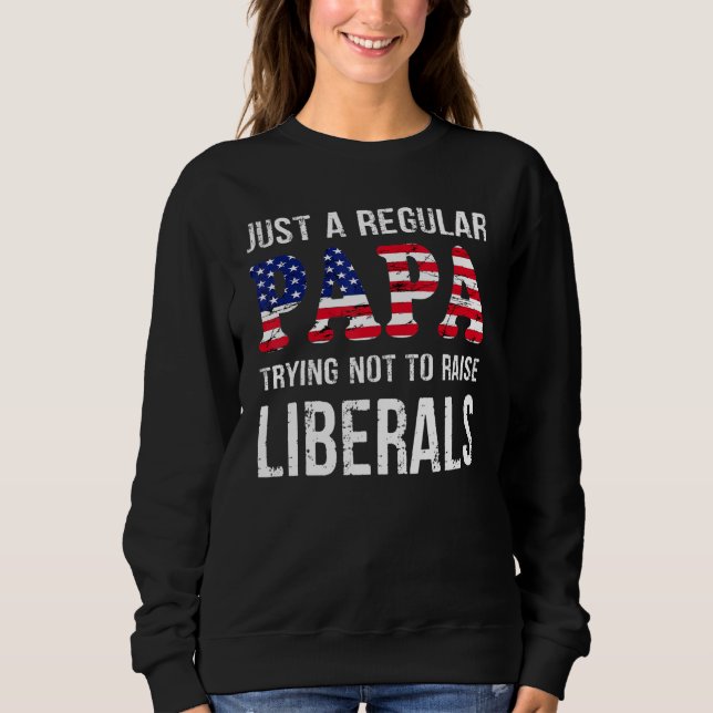 Mens nur eine regelmäßige Papa zu versuchen, nicht Sweatshirt (Vorderseite)