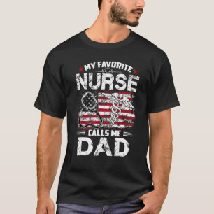 Mens Nurse 365 Meine Lieblingsnahrung nennt mich V T-Shirt