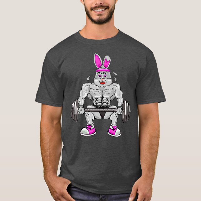 Mens Oaster Death Bunny Gym Workout T T-Shirt (Vorderseite)