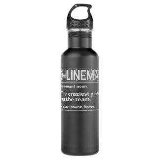 Mens Offensive gegen Lineman Definition Football F Edelstahlflasche