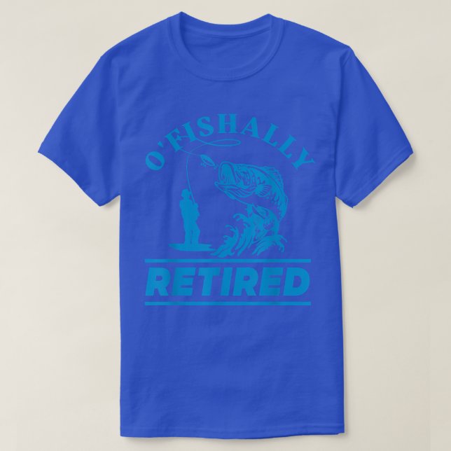 Mens Ofishalal Retirement Party Fisherman T-Shirt (Design vorne)