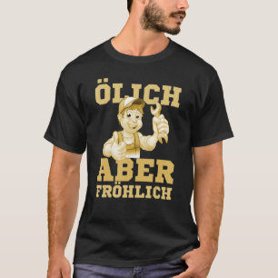Mens Oily, aber glücklich Automechaniker sagen: T-Shirt