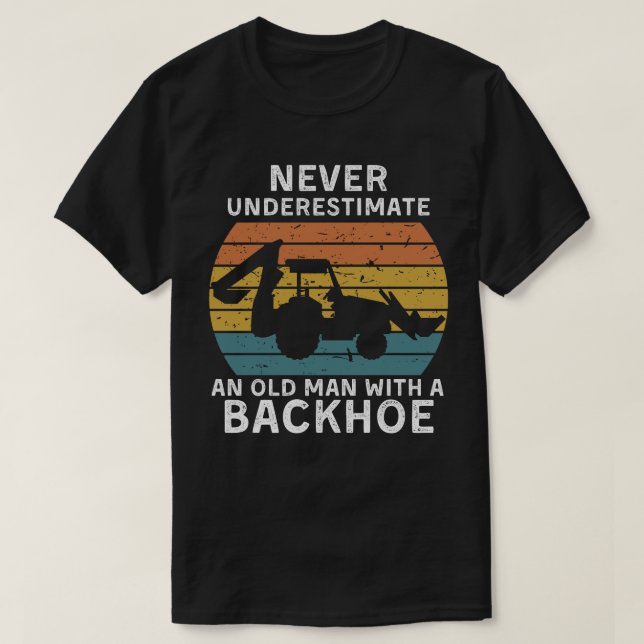 Mens Old Man mit Backhop Funny Grabmal Geschenke T-Shirt (Design vorne)