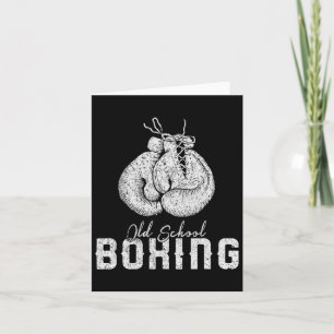 Mens Old School Boxing Clic Kämpfe Karte