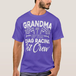 Mens Oma der Crew für den Drag Racing Pit T-Shirt