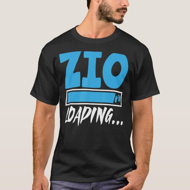 Mens Oncle Loading Neugeborene Schwangerschaft Fut T-Shirt (Vorderseite)