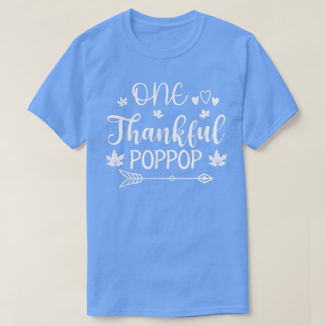 Mens One Thanksgiv Poppop Matching Family T-Shirt (Design vorne)