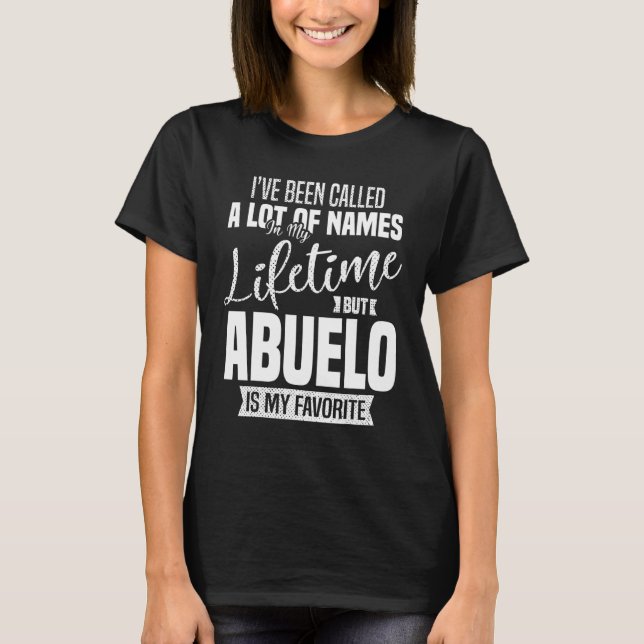 Mens Opa Abuelo Quotes Vatertag T-Shirt (Vorderseite)