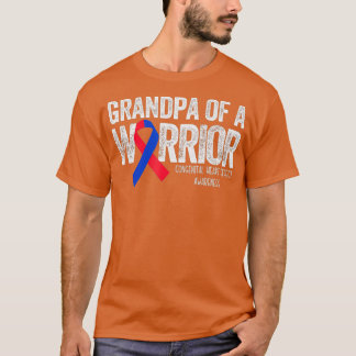 Mens Opa eines Kriegers T Shirt CHD Kongenital
