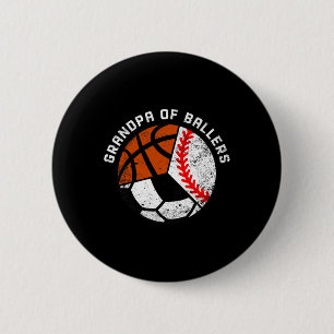 Mens Opa of Byllers Fun Bysebyll Soccer Bysket Button