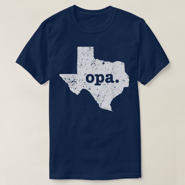 Mens Opa T  Teas T  German Grandfather T  T-Shirt (Design vorne)