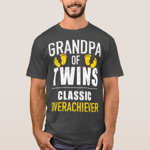 Mens Opa von Zwillingen Klassiker T-Shirt