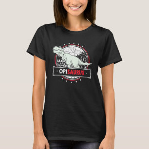 Mens Opi Idee von Grandchildren Männer Trex Opisau T-Shirt