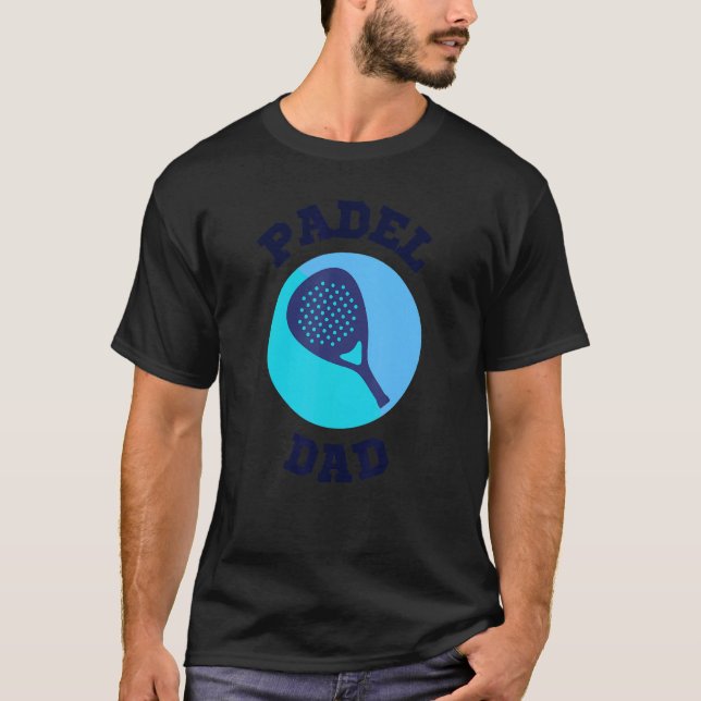 Mens Padel Racket Tennis Balls Men Padel T-Shirt (Vorderseite)