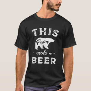 Mens Papa Bear braucht ein Geschenk für das Shirt
