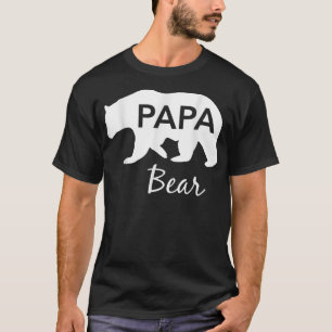 Mens Papa Bear Großes Geschenk für Vater Großvater T-Shirt