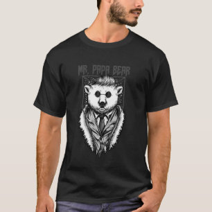 Mens Papa Bear Witzigen Shirts für Väter Ides Fami