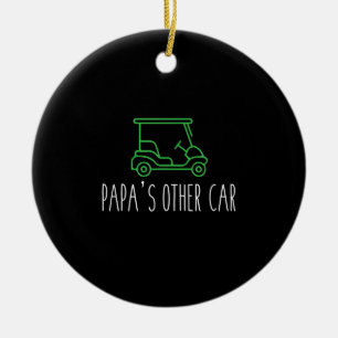Mens Papa Grandpa Vater Golfplatz Val Grande Golf Keramik Ornament
