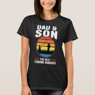 Mens Papa & Sohn der besten Angelfreunde Vater fli T-Shirt