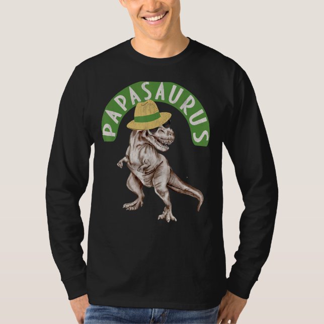 Mens Papasaurus T-Shirt (Vorderseite)