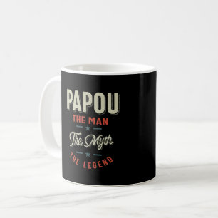 Mens Papou Shirt Geschenk: Der Mann, der Mythos, d Kaffeetasse