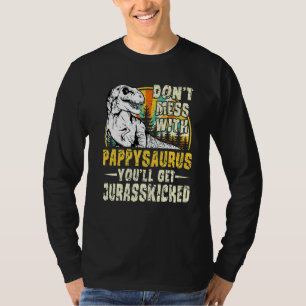 Mens Pappy Rex Saurus Papasaurus Dinosaurs Men Fat T-Shirt