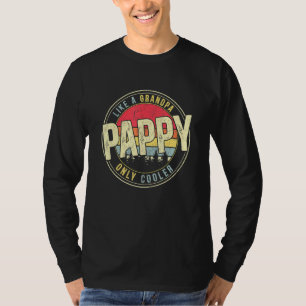 Mens Pappy wie ein Opa nur Cooler Vintager Retter T-Shirt