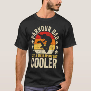 Mens Parkour Vater wie ein regelmäßiger Vater, abe T-Shirt