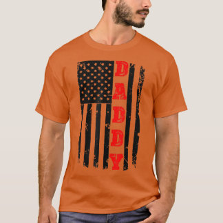 Mens Patriotic American Daddy Vater Day T Vater T-Shirt