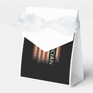 Mens Patriotic Electrician spendet amerikanische F Geschenkschachtel