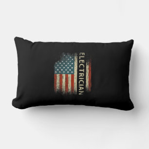 Mens Patriotic Electrician spendet amerikanische F Lendenkissen