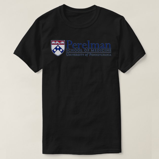 Mens Penn Quakers Apparel Perelman School of Medic T-Shirt (Design vorne)