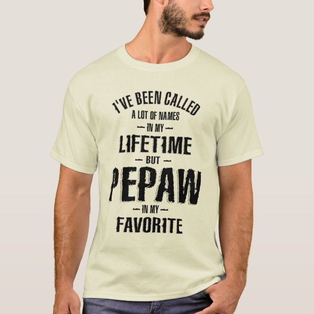 Mens Pepaw in meinem Favoriten | Vater und Großvat T-Shirt (Vorderseite)