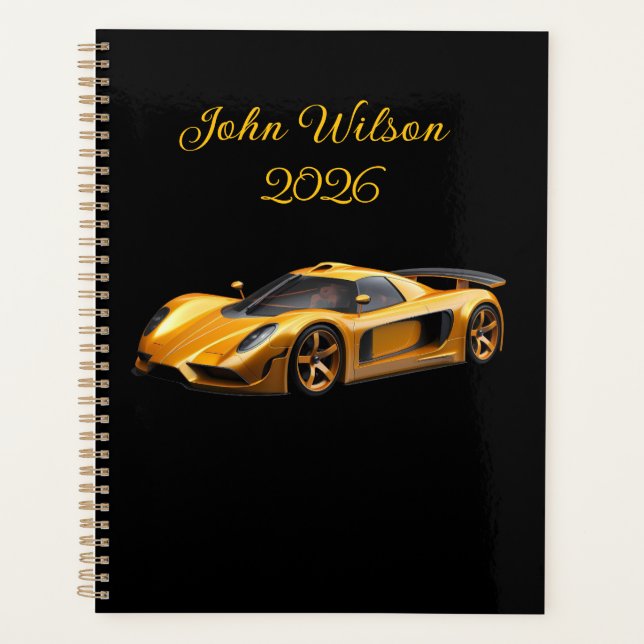 Men's Personalised 2026 Planner (Devant)