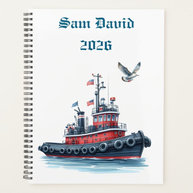 Men's Personalised 2026 Planner (Devant)