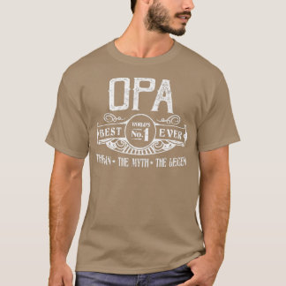 Mens Personalisiert Opa Best No  T-Shirt