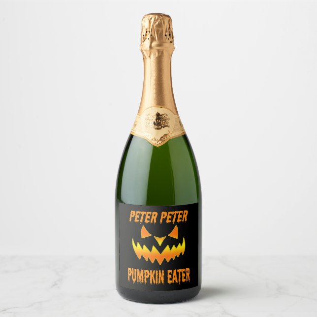 Mens Peter Pumpkin Eater Halloween Paare (Vorderseite)