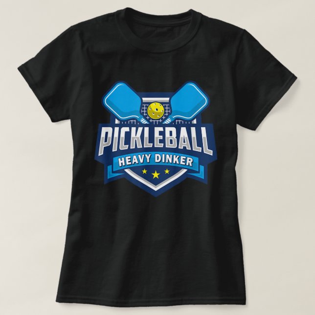Mens Pickleball Heavy Dinker Funny Pickleball Appa T-Shirt (Design vorne)
