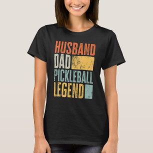 Mens Pickleball Husband Vater Legendary Pater Best T-Shirt