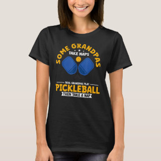 Mens Pickleball Opa Player Real Opa Großartiges Sp T-Shirt