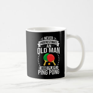 Mens Ping Pong Table Tennis Player Balls Paddle Ga Kaffeetasse