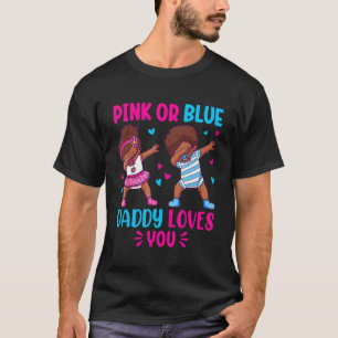Mens Pink oder Blue Daddy Lieben Sie Papa zu Gen. T-Shirt